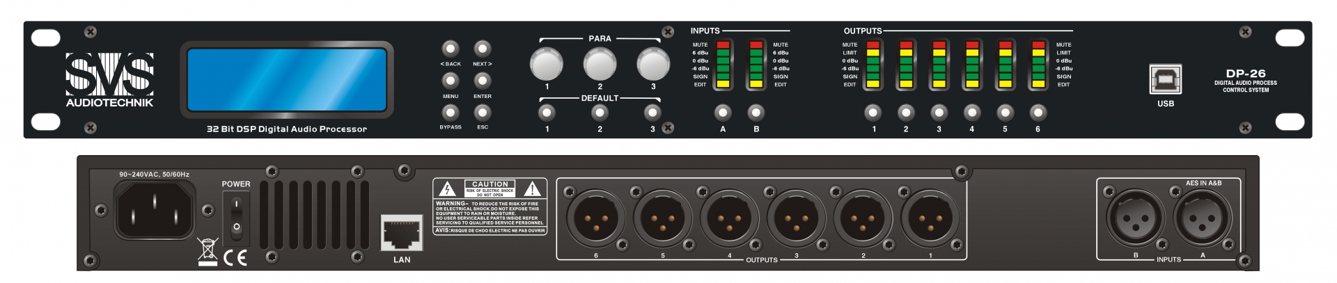 SVS Audiotechnik DP-26 Цифровой процессор: 2 входа 6 выходов в Ногинске