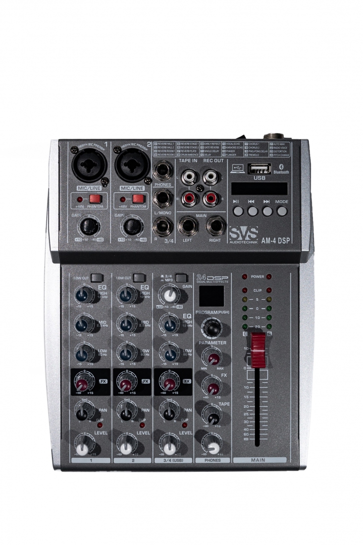 SVS Audiotechnik mixers AM-4 DSP Аналоговый микшерный пульт, 4-канала в Ногинске