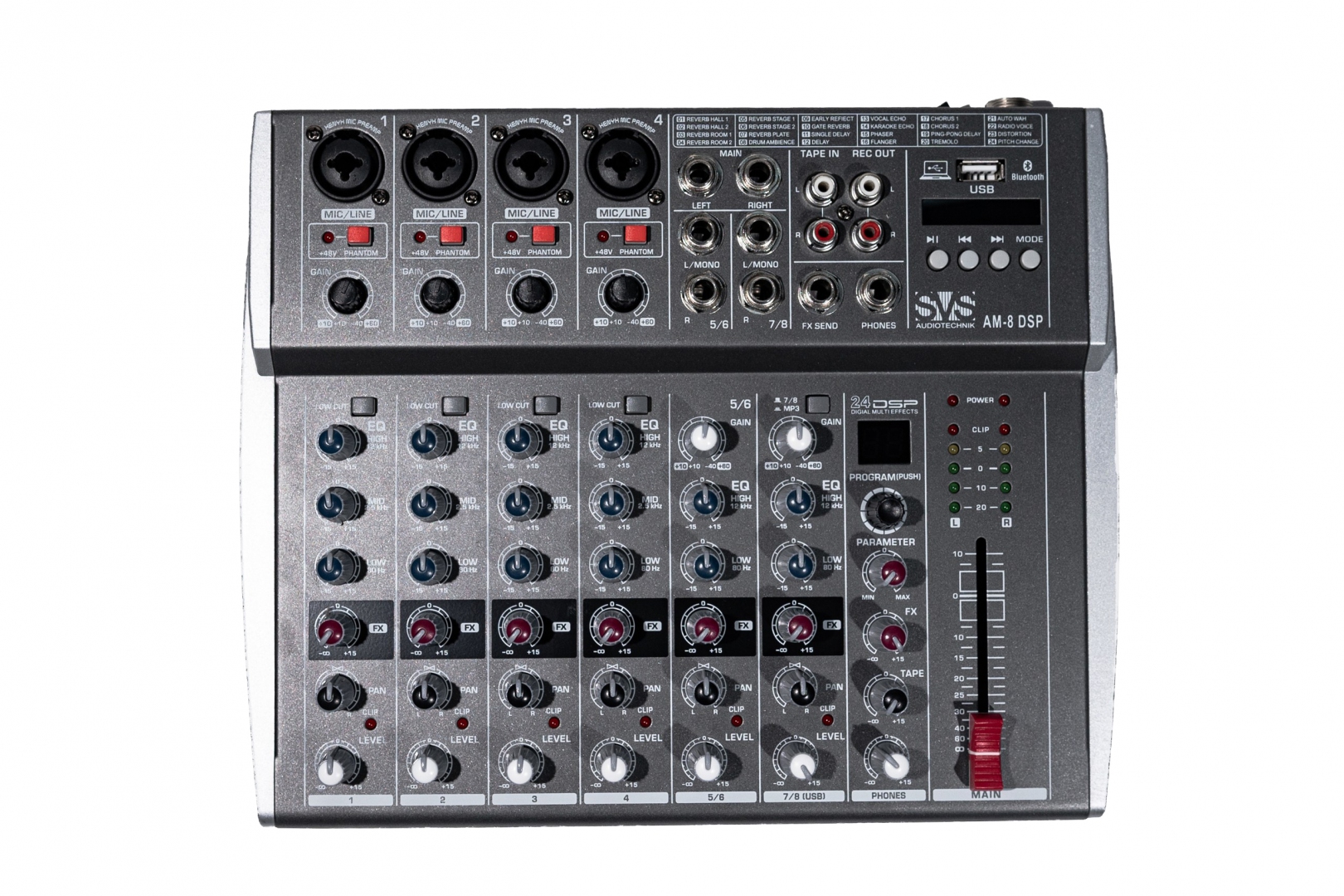 SVS Audiotechnik mixers AM-8 DSP Микшерный пульт аналоговый, 8-канальный в Ногинске